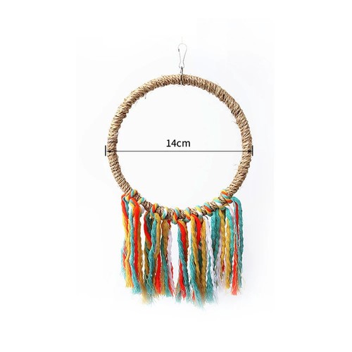 Coloured rope ring - rope,