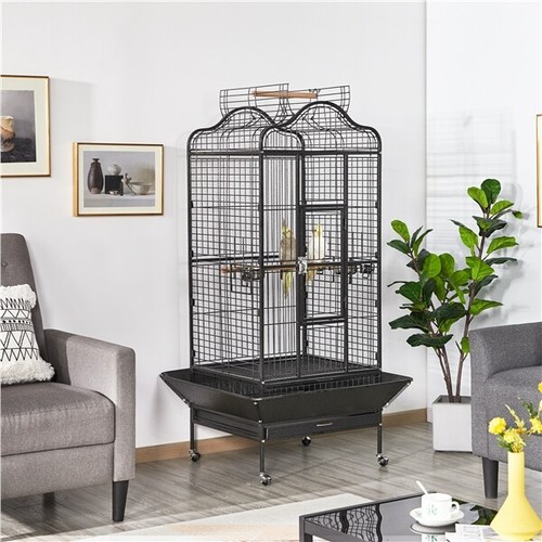 Large metal bird cage - metal,