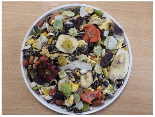 Tropical large parrot food - large,