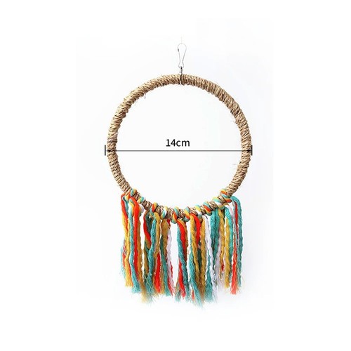 Coloured rope ring - ring, swing