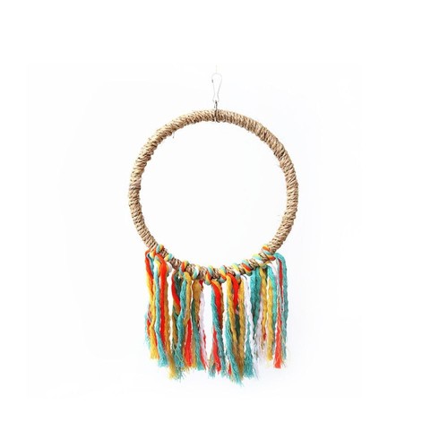 Coloured rope ring swing - rope,