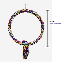 Coloured Ring Rope Swing