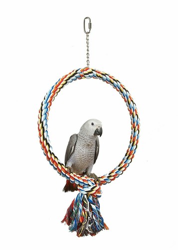 Coloured rope ring swing - ring,